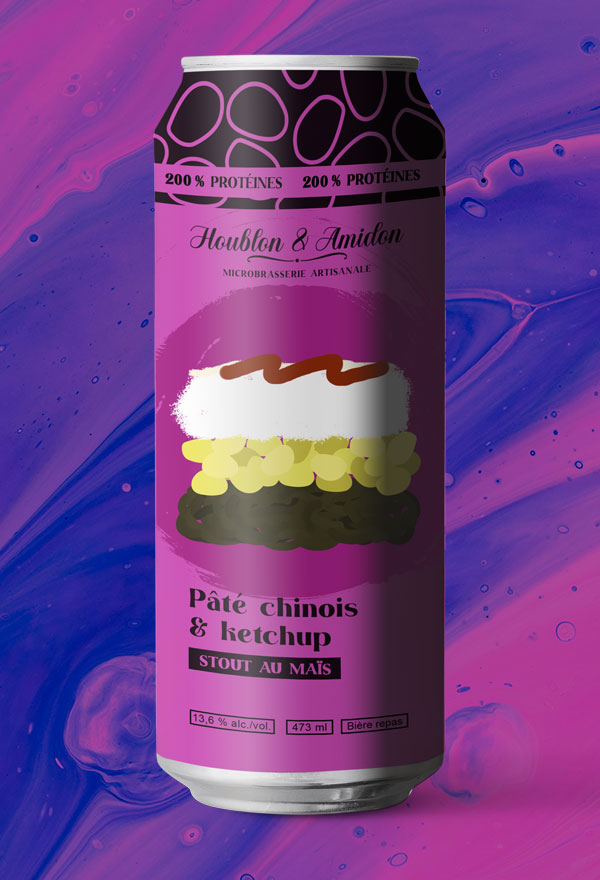 Pâté chinois & ketchup - Stout au maïs